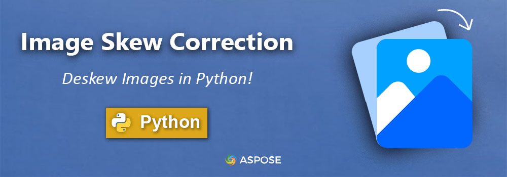 Alinear imágenes en Python | Corrección de inclinación de imagen en Python