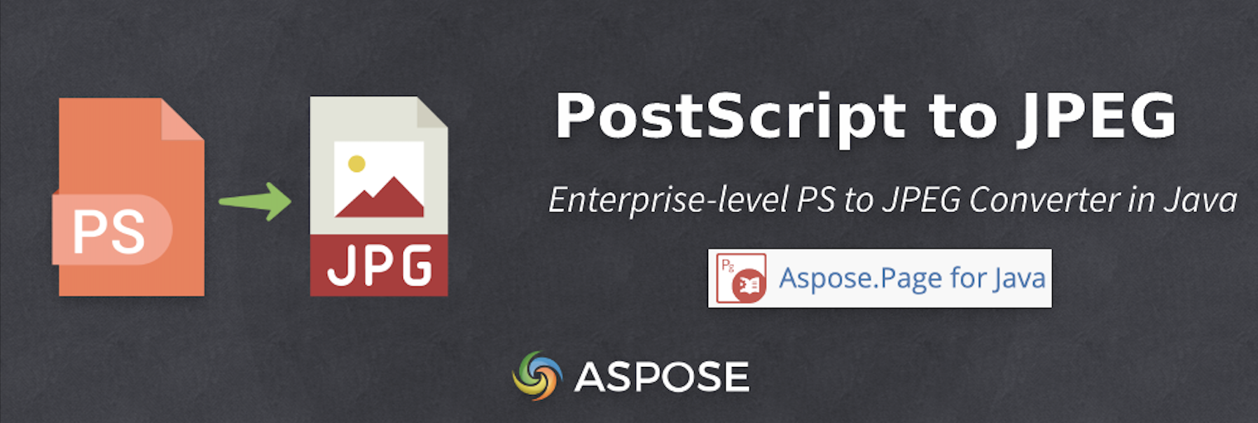 Convierta PostScript a JPEG en Java - Convertidor de PS a JPEG