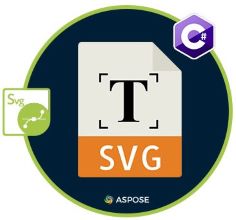 Convertir texto a SVG en C#