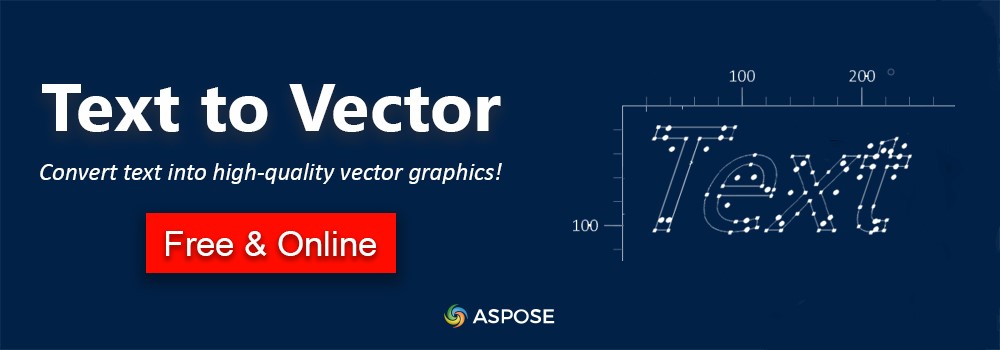 Convertir texto a vector en línea | Texto SVG a ruta en línea