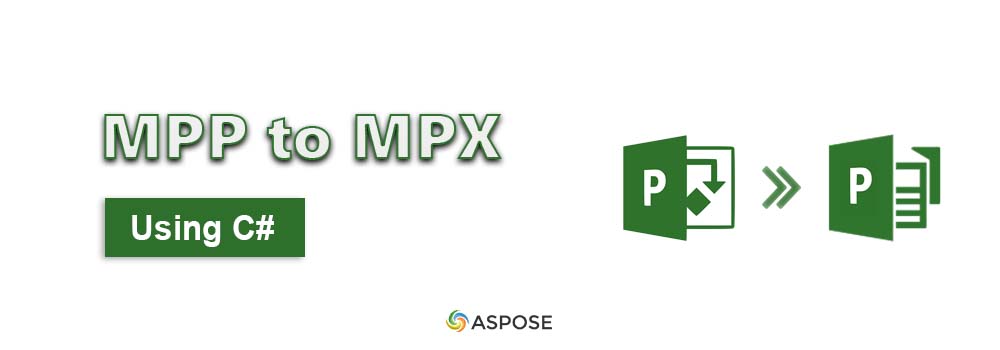 Convierta MPP a MPX usando C#