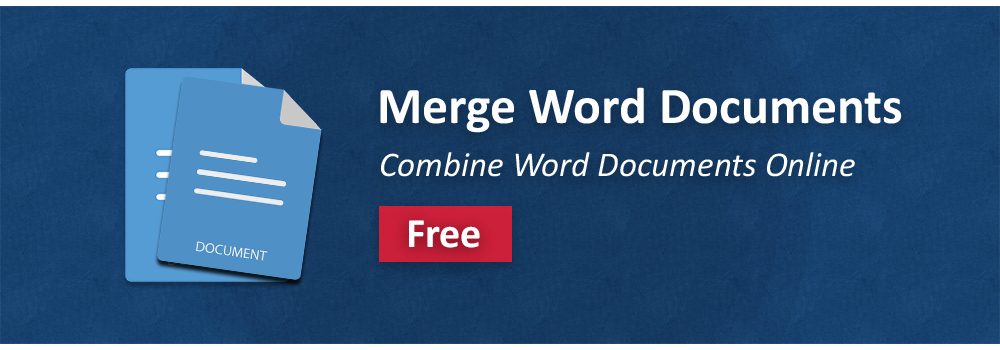 Combinar documentos de Word en línea gratis