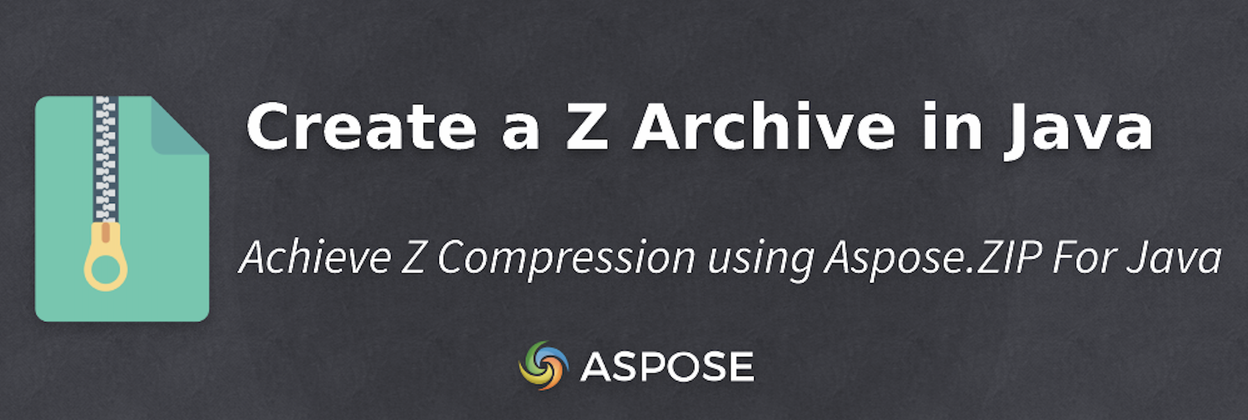 Crear un archivo AZ con una biblioteca Zip de Java