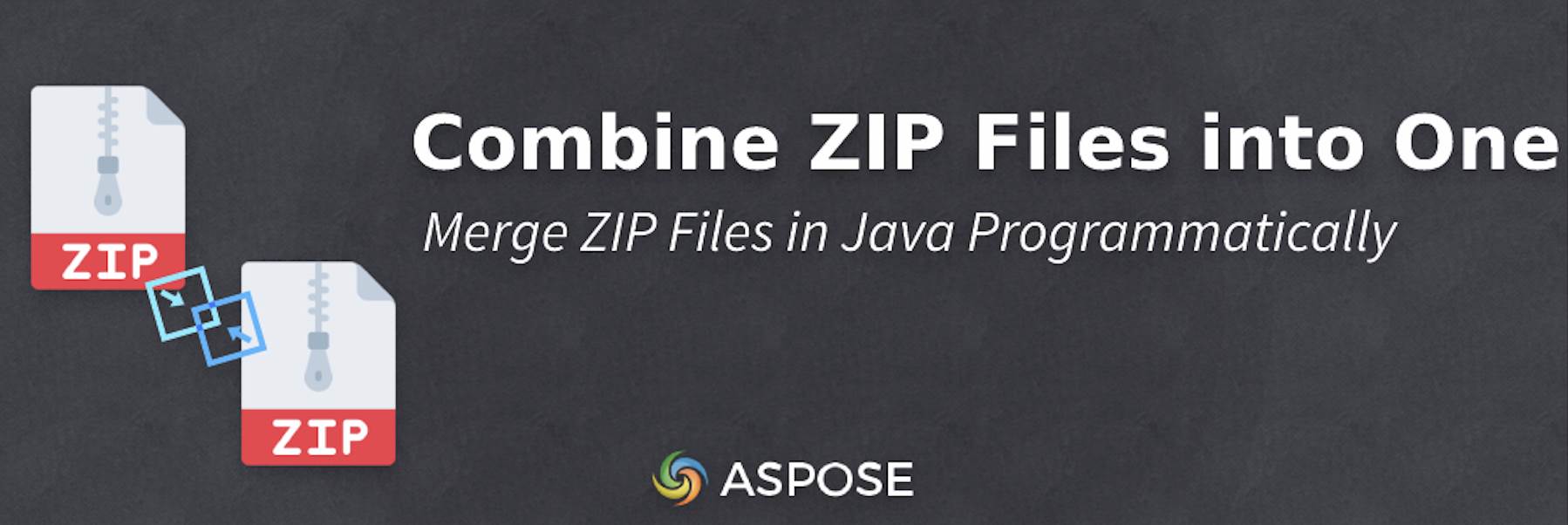 Fusionar archivos ZIP en Java - Fusionar ZIP en línea