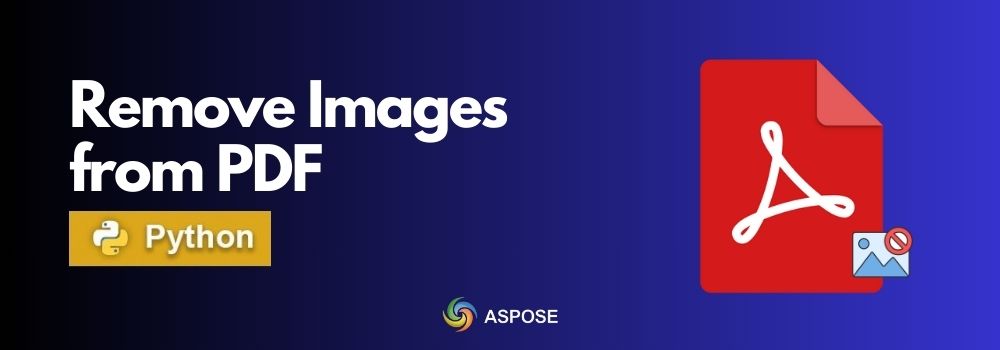 Remove Images from PDF using Python