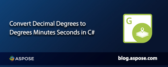 Convertir des degrés en minutes secondes DMS en C#