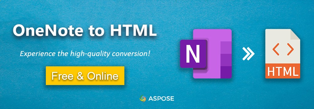 Convertir OneNote en HTML en ligne