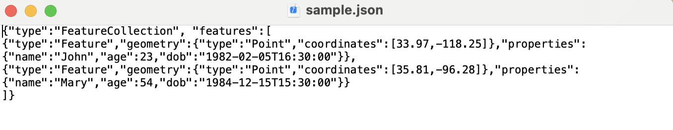 shapefile to json converter