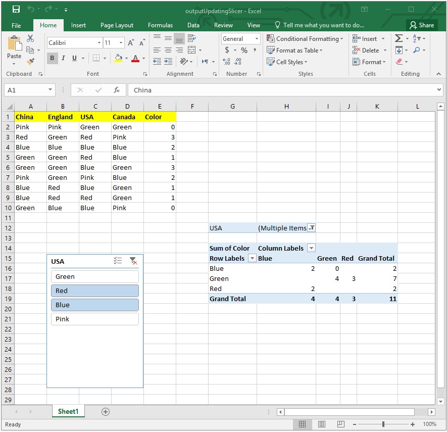 איך לעדכן סלאיוקר ב-Excel באמצעות C#