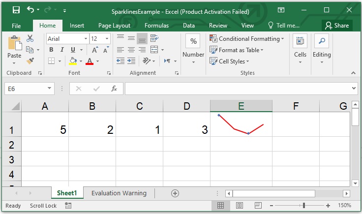 צור גרפים מסוג Sparkline ב-Excel באמצעות Python