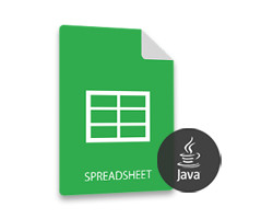Excel טקסט לעמודה Java