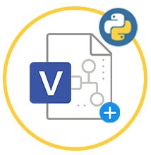 צור דיאגרמת Visio ב- Python