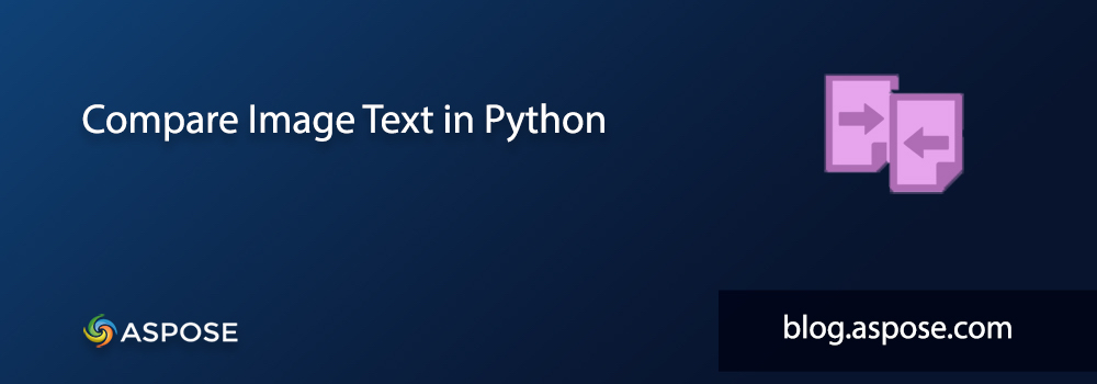 השווה טקסט תמונה OCR Python
