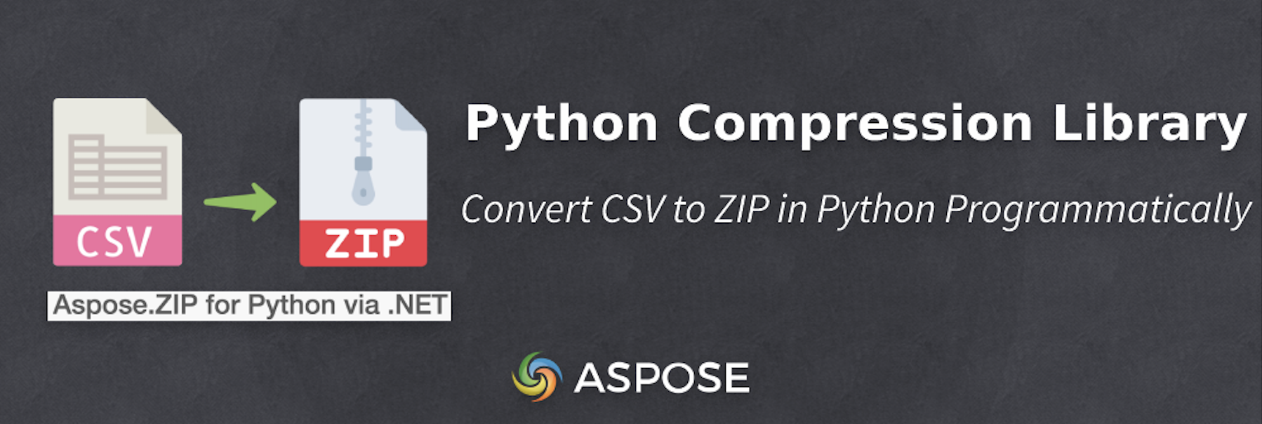 דחוס קובץ CSV ב-Python - CSV ל-ZIP