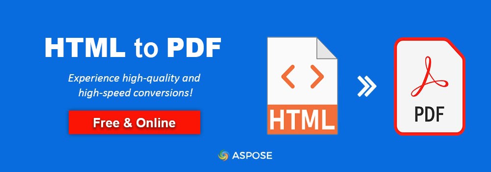 Convert HTML File to PDF | HTML Format to PDF | HTML to PDF