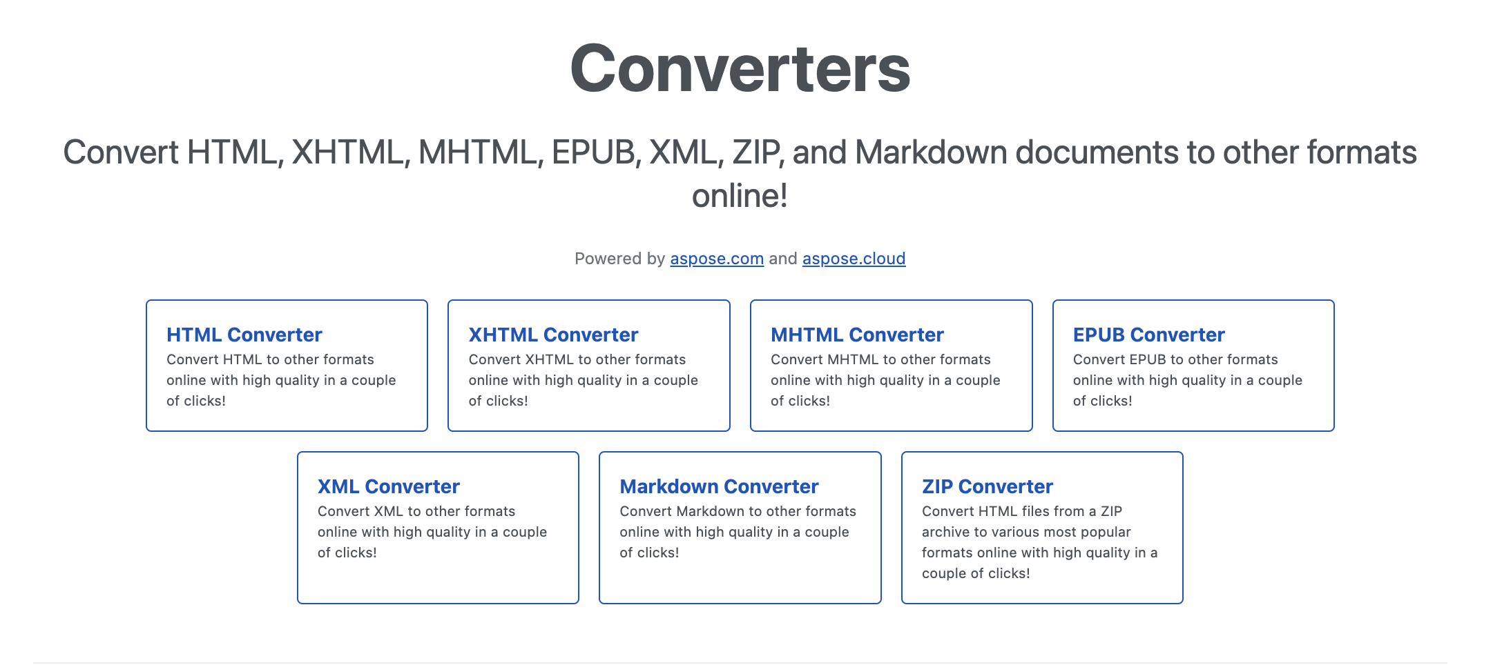 Online File Format Converter