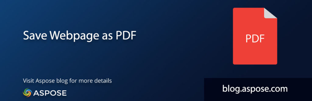 Print or Save Webpage as PDF Programmatically in C#