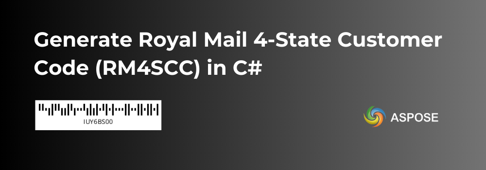 Hasilkan Kode Pelanggan Royal Mail 4-State dalam C#