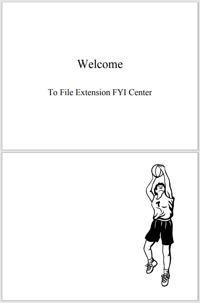 Gambar file PDF keluaran yang dihasilkan oleh kode sampel