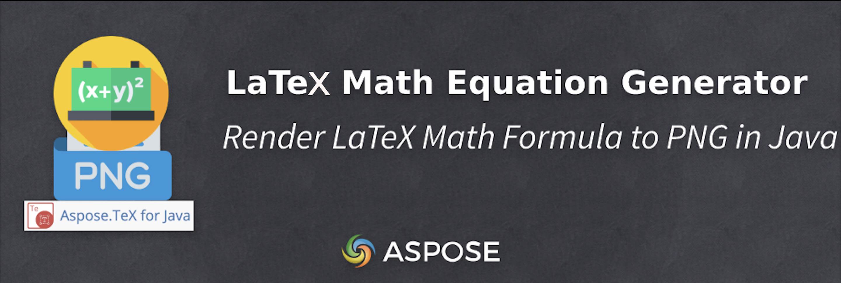 Ekspresi Matematis LaTeX menggunakan API LaTeX ke Gambar