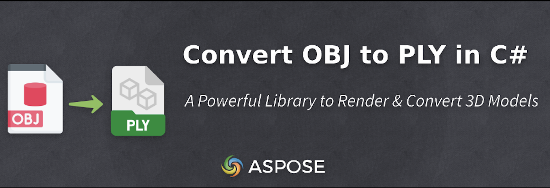 Converti OBJ in PLY in C#