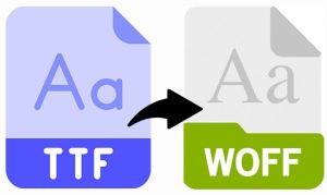 Converti TTF in WOFF usando C#