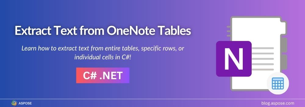Estrai testo da una tabella in OneNote utilizzando C#