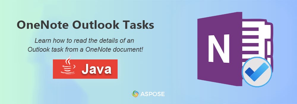 Attività di Outlook in OneNote in Java | Attività di OneNote e Outlook in Java