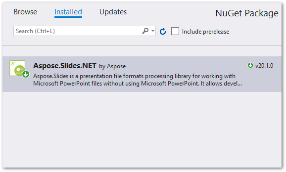 leggere o aggiornare le note della diapositiva in PowerPoint C# .NET