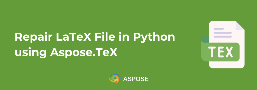 Riparare file LaTeX in Python