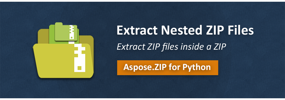 Estrai ZIP nidificato in Python