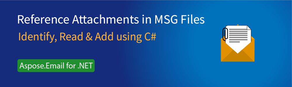 MSG ファイルの参照添付ファイルの管理