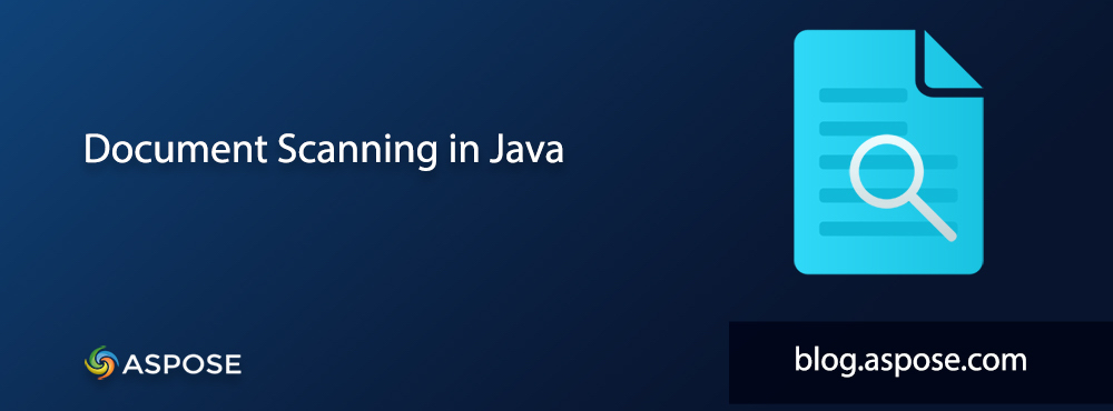 Java でのドキュメント スキャン