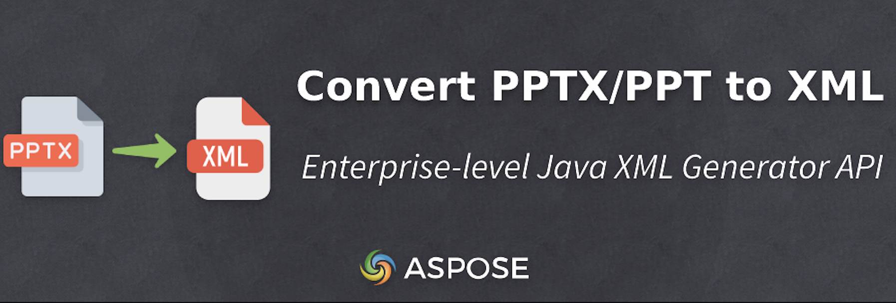 JavaでPowerPointをXMLに変換する