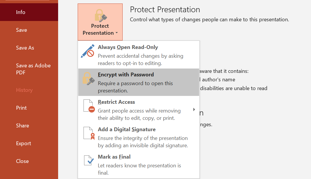 PPT PowerPoint プレゼンテーションの暗号化