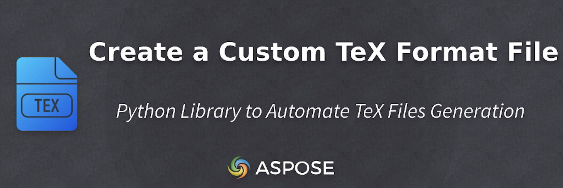 プログラムでTeXファイルを作成する