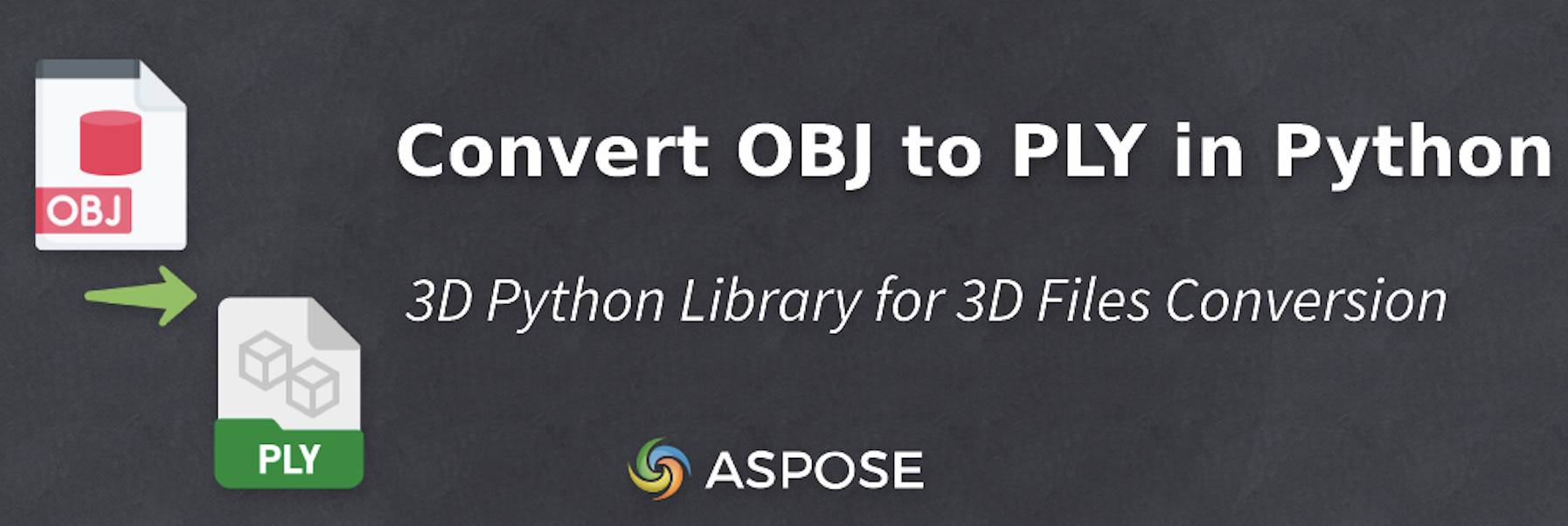 Convert OBJ to PLY in Python