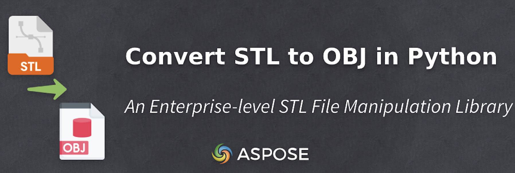Python에서 STL을 OBJ로 변환하기