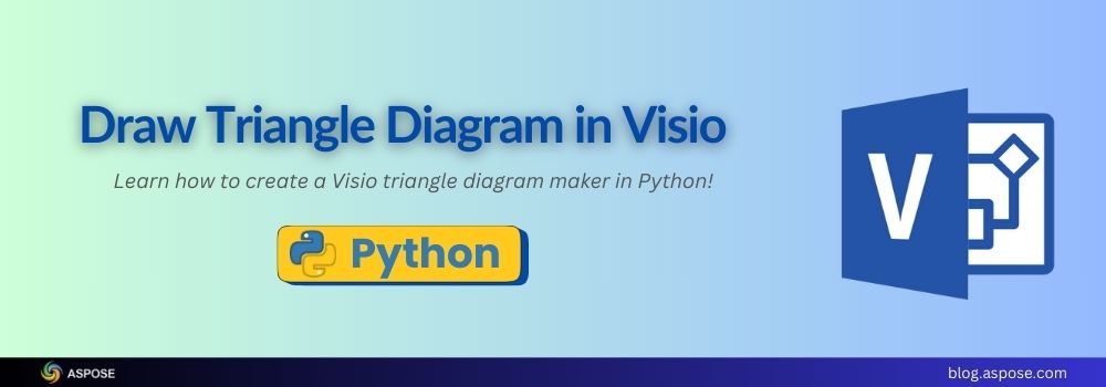 Python을 사용하여 Visio에서 삼각형 다이어그램 그리기