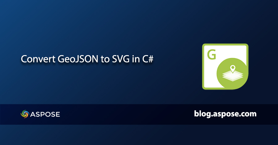 C#에서 GeoJSON을 SVG로 변환