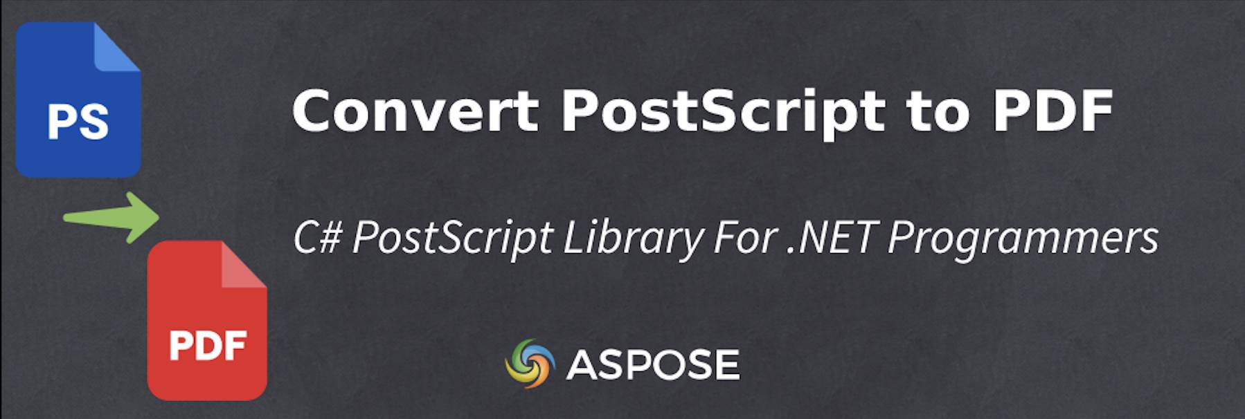 C#에서 PostScript를 PDF로 원활하게 변환하기