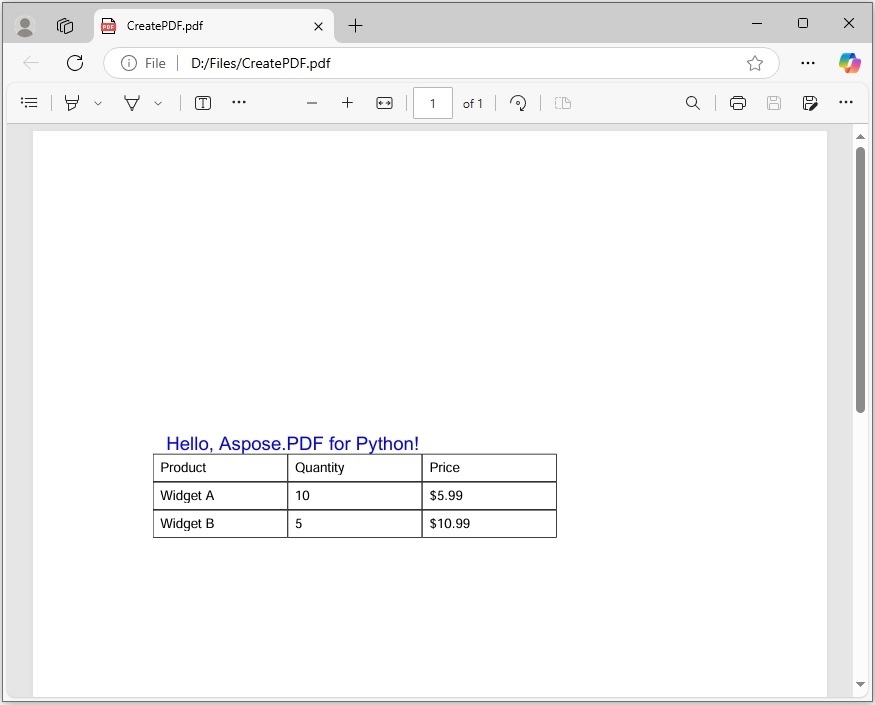 PDF 파이썬 라이브러리로 PDF 생성하기