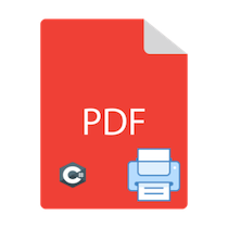 PDF 파일 인쇄 C#