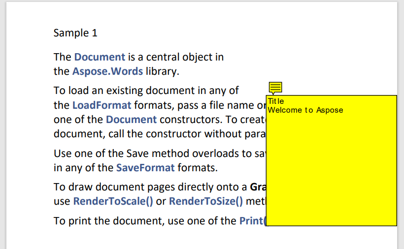 PDF 파일에 추가된 주석