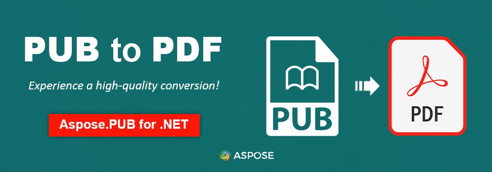 C#에서 PUB를 PDF로 변환