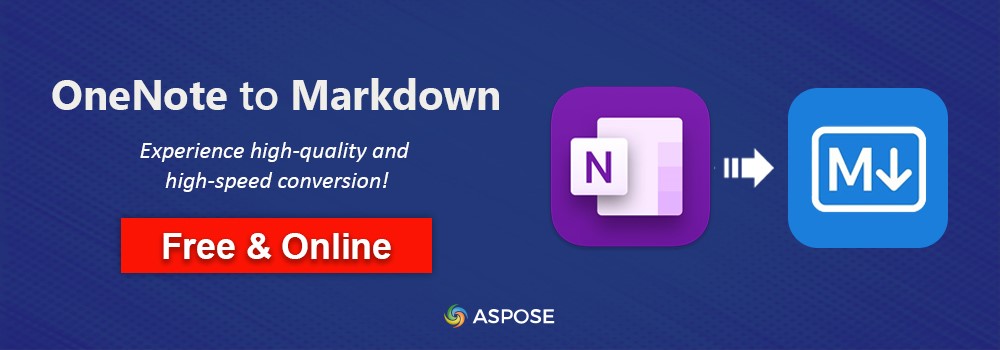 Convert OneNote to Markdown Online