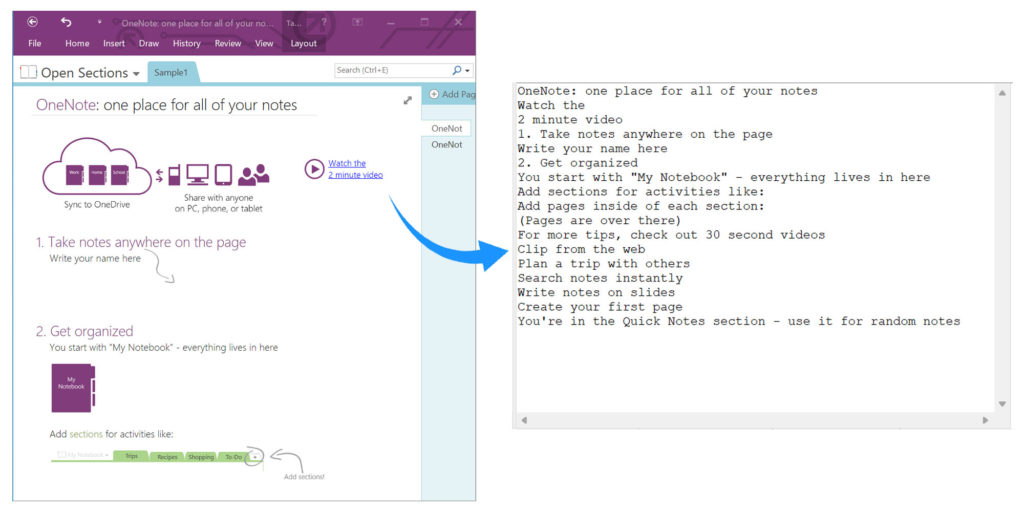 Extract Text from a Specific Page of OneNote Document in Java