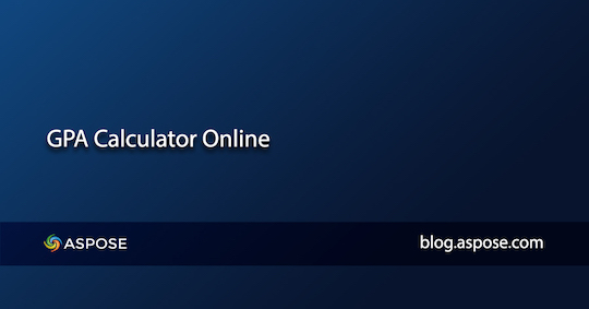 Calculate CGPA Online - Online Grades Calculator