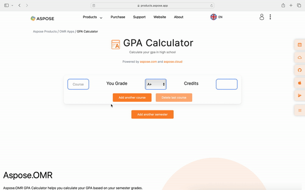 Online Grades Calculator