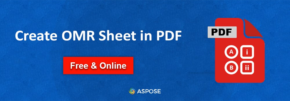 Create OMR Sheet in PDF